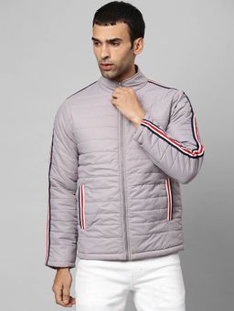 Campus Sutra - Men Solid Full Sleeve Stylish Windcheater Bomber Jacket