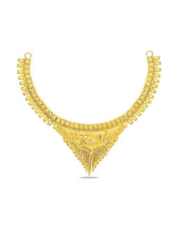 Candere by Kalyan Jewellers - 22KT (916) Yellow Gold Choker Necklace for Women