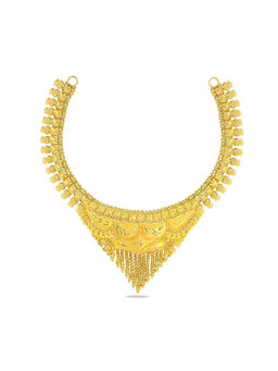 Candere by Kalyan Jewellers - 22KT (916) Yellow Gold Choker Necklace for Women