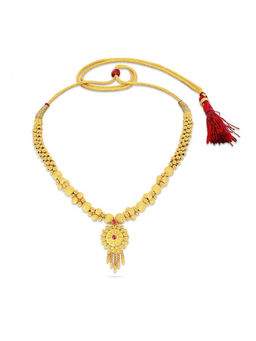 Candere by Kalyan Jewellers - 22KT (916) Yellow Gold Choker Necklace for Women
