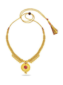 Candere by Kalyan Jewellers - 22KT (916) Yellow Gold Choker Necklace for Women