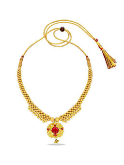 Candere by Kalyan Jewellers - 22KT (916) Yellow Gold Choker Necklace for Women