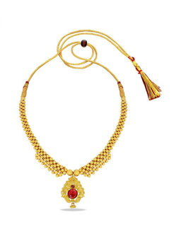 Candere by Kalyan Jewellers - 22KT (916) Yellow Gold Choker Necklace for Women