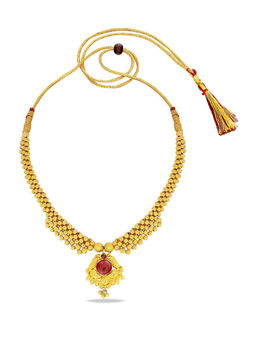 Candere by Kalyan Jewellers - 22KT (916) Yellow Gold Choker Necklace for Women