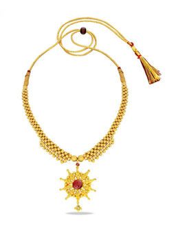 Candere by Kalyan Jewellers - 22KT (916) Yellow Gold Choker Necklace for Women