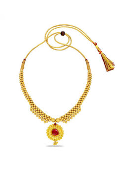 Candere by Kalyan Jewellers - 22KT (916) Yellow Gold Choker Necklace for Women