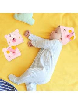 Baby Moo - Horsey Pink 2 Pack Caps