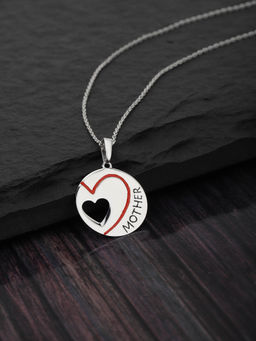 Carlton London - Carlton London-Silver Toned - Rhodium Plated Necklace