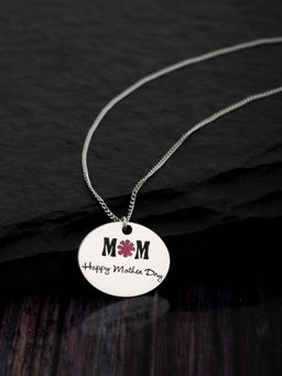 Carlton London - Carlton London-Silver Toned - Rhodium Plated Necklace