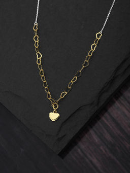 Carlton London - Carlton London-Gold Silver Toned - Rhodium Plated Necklace