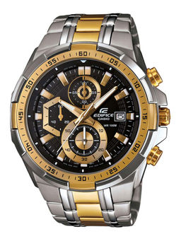 Casio - Edifice EFR-539SG-1AVUDF Analog Dial Dual Tone Stainless Steel Band Men'S Watch Ex188