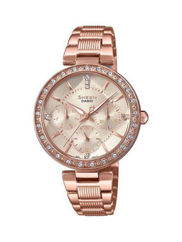 Casio - SH211 Sheen Rose Gold(SHE-3068PG-4AUDF) Analog Watch-For Women