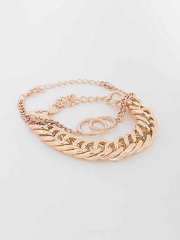 Twenty Dresses by Nykaa Fashion - String Along Chain Bracelet (Set of 2)