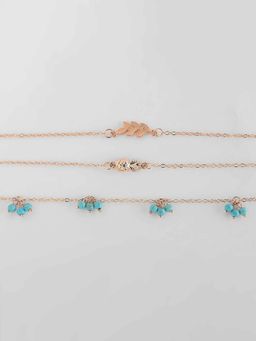 Twenty Dresses by Nykaa Fashion - I Got The Blues Bracelet (Set of 5)