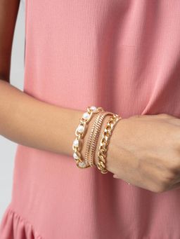 Twenty Dresses by Nykaa Fashion - The Pearly Affair Bracelet Set