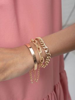 Twenty Dresses by Nykaa Fashion - Always In Chains Bracelet Set