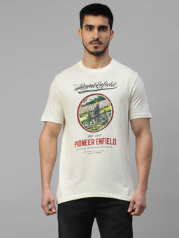 Royal Enfield - Pioneer Enfield T-Shirt-Off White