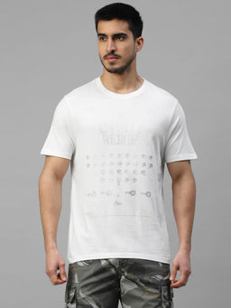 Royal Enfield - Cyber Riding T-Shirt-Off White
