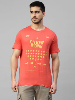 Royal Enfield - Cyber Riding T-Shirt-Red