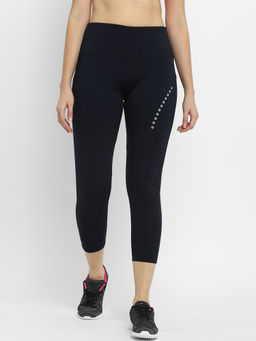 Off Limits - Navy Blue Women Cns Ref Dot Tights