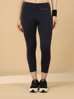 Off Limits - Navy Blue Core Cropped Tights
