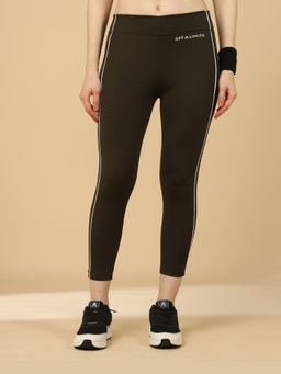 Off Limits - Olive Core Cropped Tights