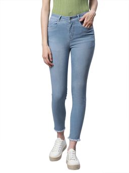 Global Republic - Lightly Washed Mid Rise Light Blue Skinny Jeans