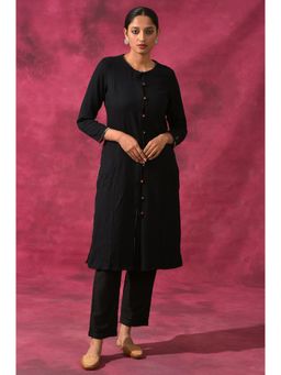 Folksong - Black Printed Jacket