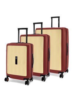 Nasher Miles - Unisex Multi-Color Zanzibar Hard-Sided Polycarbonate Trolley Bags (Set of 3) (S/M/L)