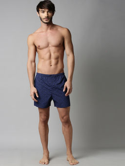 Rare Rabbit - Blue Printed Shorts