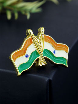 PELUCHE - Solid Tri Color Lapel Pin