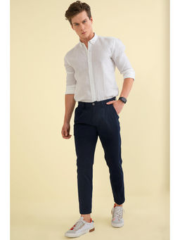 Snitch - Pleated Navy Chino