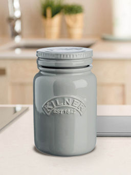 Kilner - Ceramic Push Top Morning Mist Storage Jar for thinKitchen, 600 ml