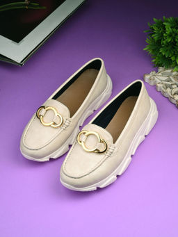 EGOSS - X Lady Boss Premium Comfortable Casual Loafers Beige