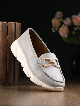 EGOSS - X Lady Boss Premium Comfortable Casual Loafers Grey