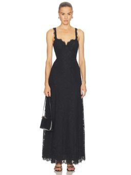L'AGENCE - Sutton Lace Women's Underwire Maxi Dress Black
