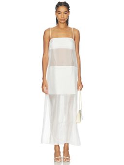 SANS FAFF - Cove Women's Sleeveless Georgette Maxi Dress White