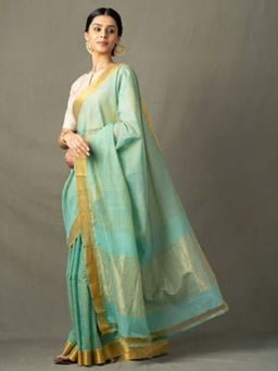 Fabindia - Cotton Mangalgiri Woven Sari