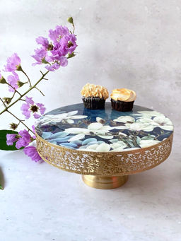 Faaya Gifting - Metal Cake Stand - Ceylon Dusk
