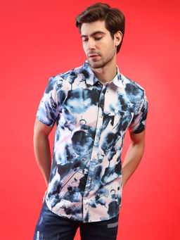 Campus Sutra - Men Dyed/Ombre Casual Multicolor Shirt