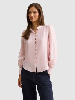 Forever New - Angelica Pearl Trim Blouse