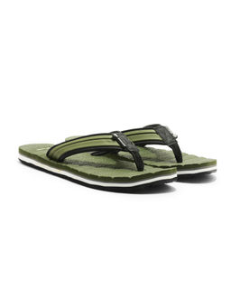 WOODLAND - Men Casual Slip On Flipflops Olive