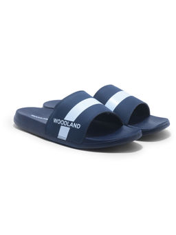 WOODLAND - Men Casual Slip On Sliders Navy Blue