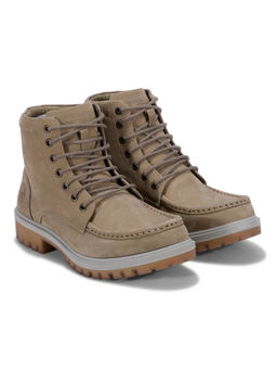 WOODLAND - Men High Top Casual Lace-Ups Boots Khaki