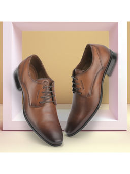WOODLAND - Men Formal Tan Derbies Shoes