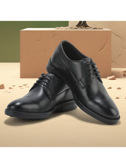 WOODLAND - Men Formal Black Derbies Shoes