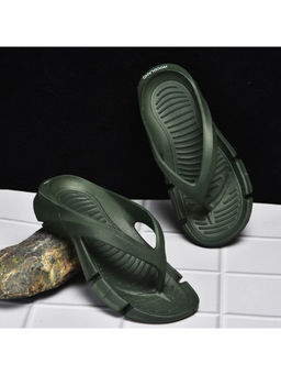 WOODLAND - Men Casual Slip On Flipflops Olive