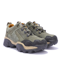 WOODLAND - Men Casual Lace-Ups Boots Olive