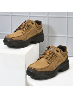 WOODLAND - Men Casual Lace-Ups Light Tan Sneakers