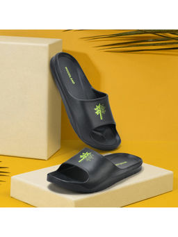 WOODLAND - Men Casual Slip On Sliders Black